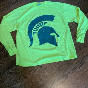 Michigan State long sleeve cotton shirt